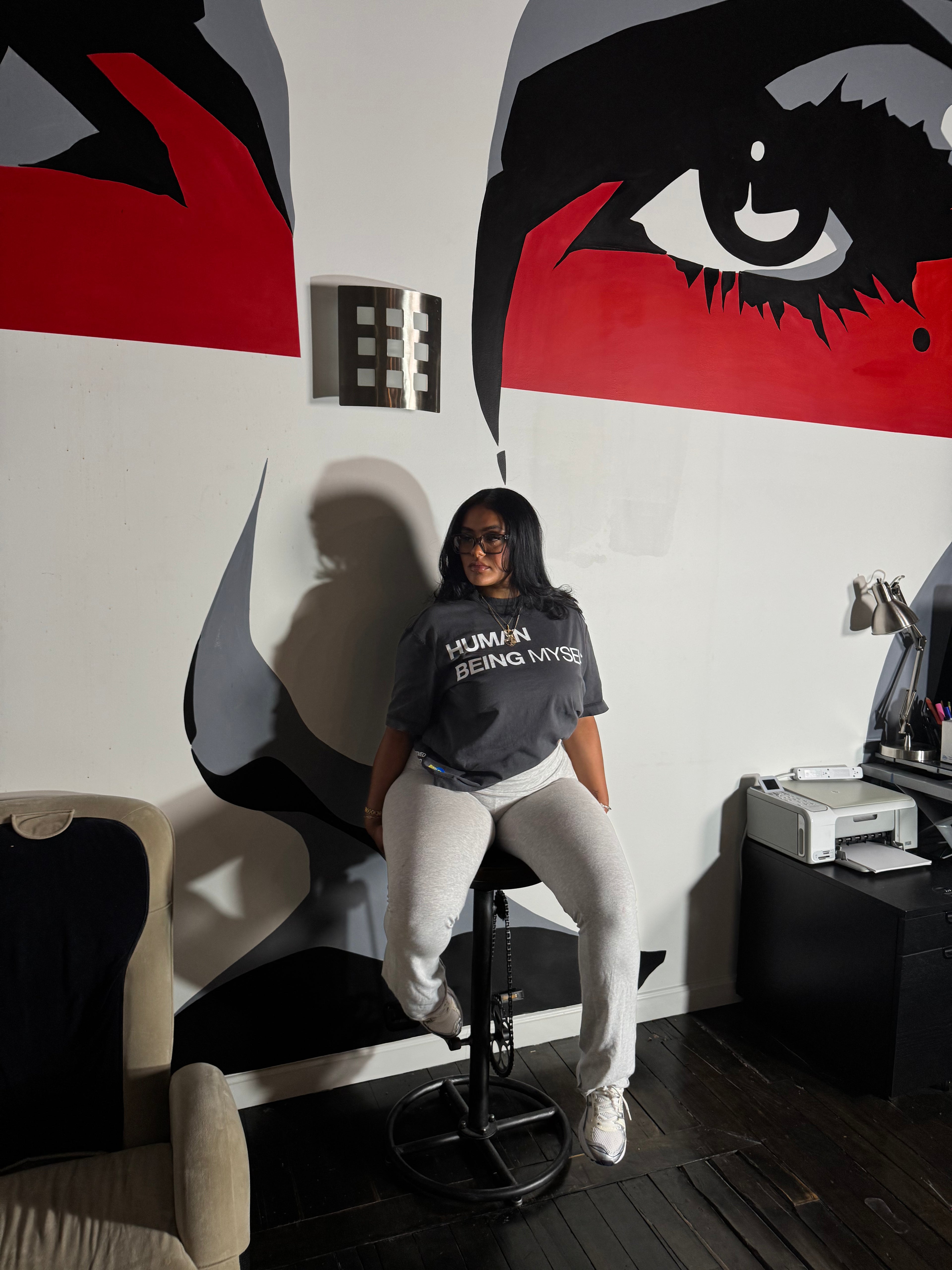HUMAN BEING TEE