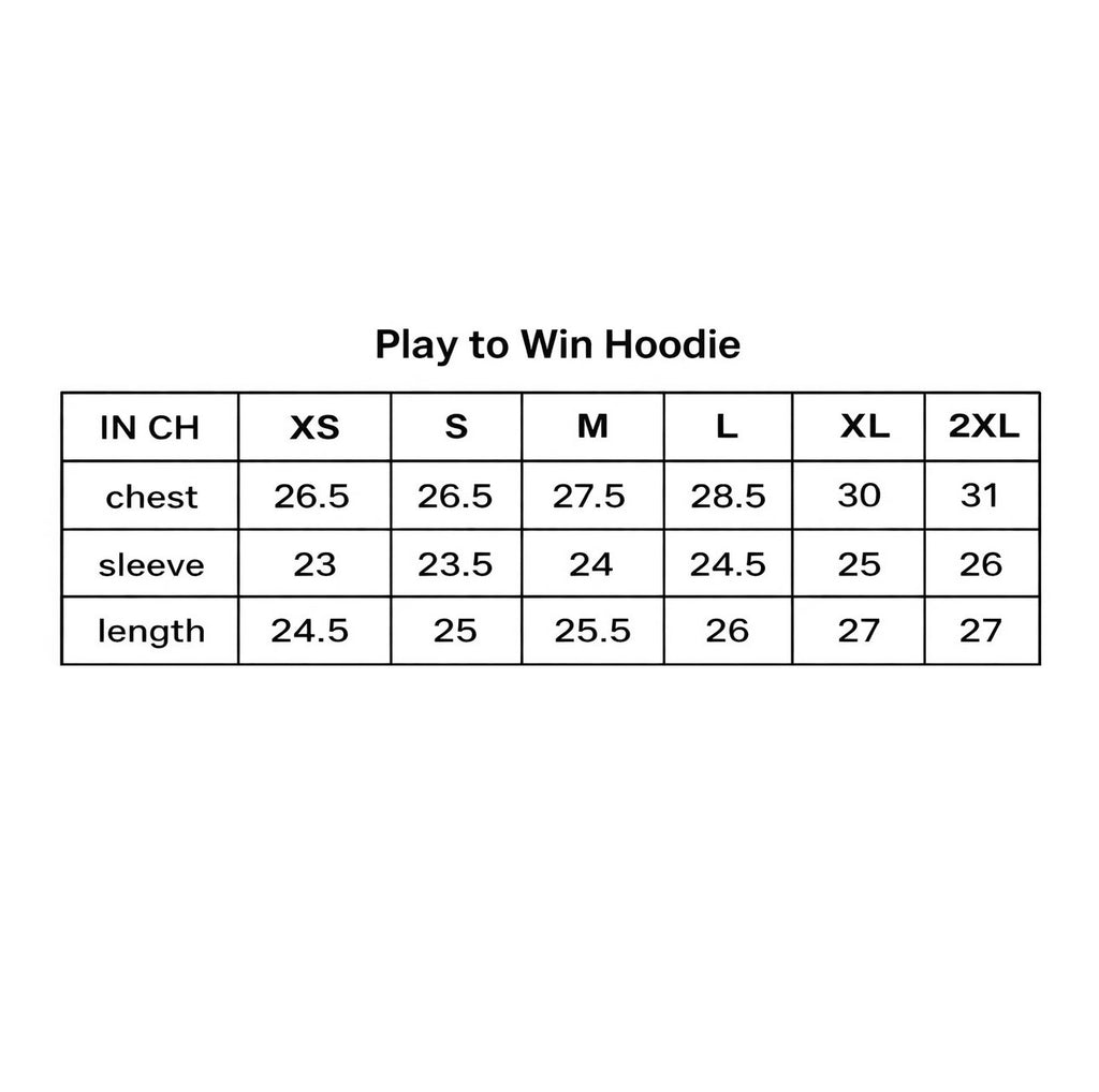 PLAY TO WIN HOODIE